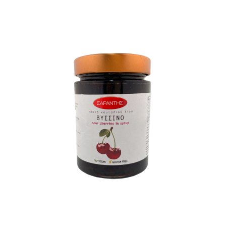 Griottes confites au sirop SARANTIS 453 g