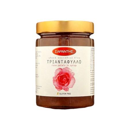 Pétales de roses confits au sirop SARANTIS 453 g