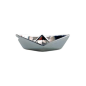 Pendentif petit bateau en acier 6x2cm