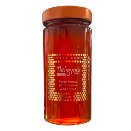 Miel de forêt, cerises sauvages et thym sauvage ÉDITION LIMITÉE 2025 MELIGYRIS 550 g