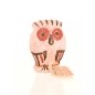 Chouette en terre cuite fait main IDOLS ART 7 cm