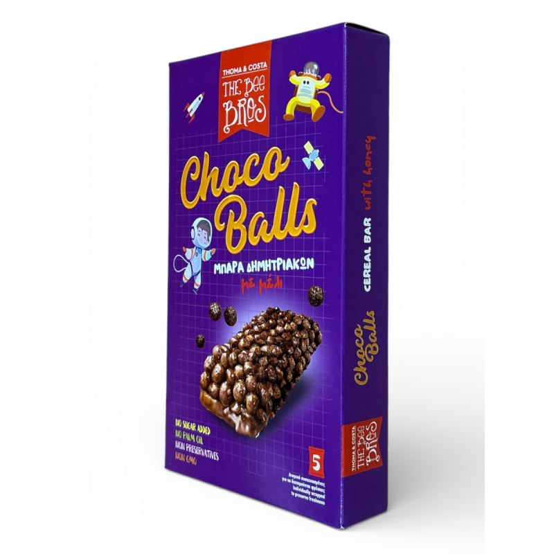 Barres de céréales au miel et chocolat CHOCO BALLS – THE BEE BROS 125 g