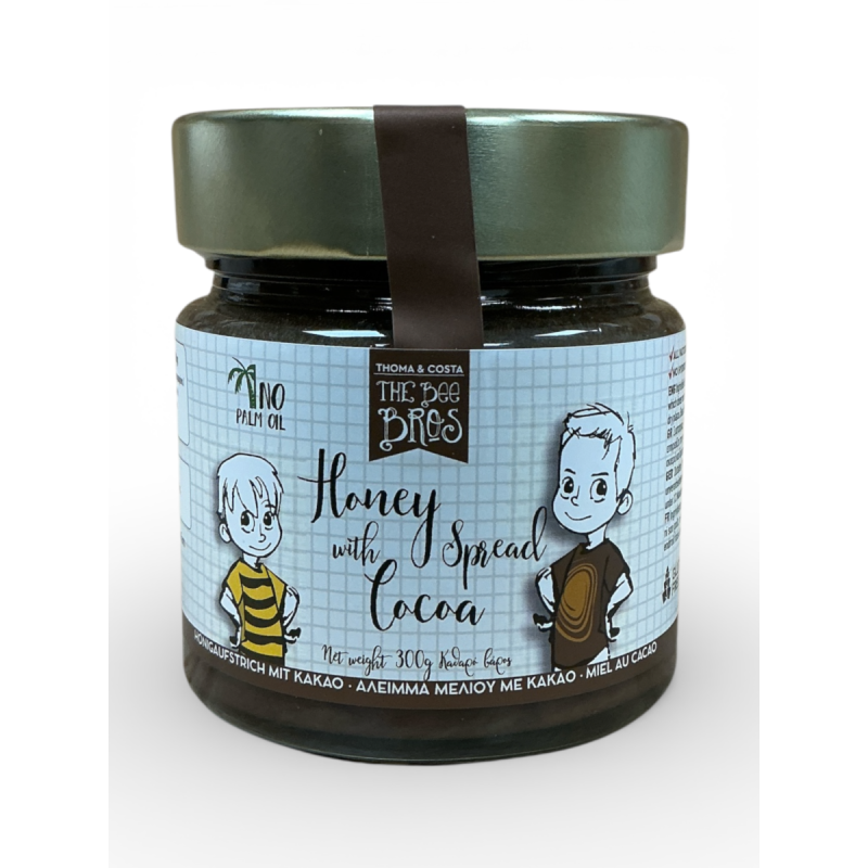 Pâte à tartiner au miel et cacao THE BEE BROS 300 g