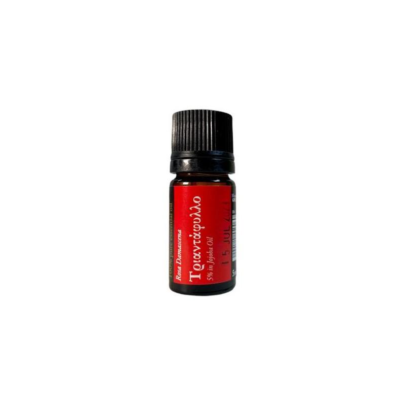 Huile essentielle de la rose 5% EVERGETIKON 5 ml