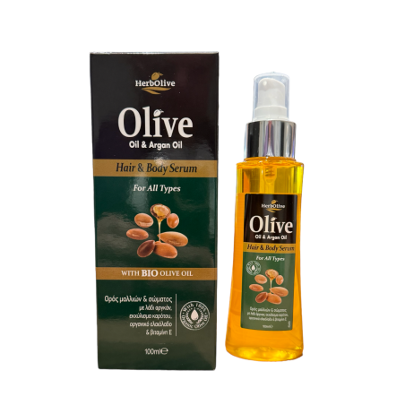 Sérum corps et cheveux à l'huile d'olive BIO HERBOLIVE 100ml