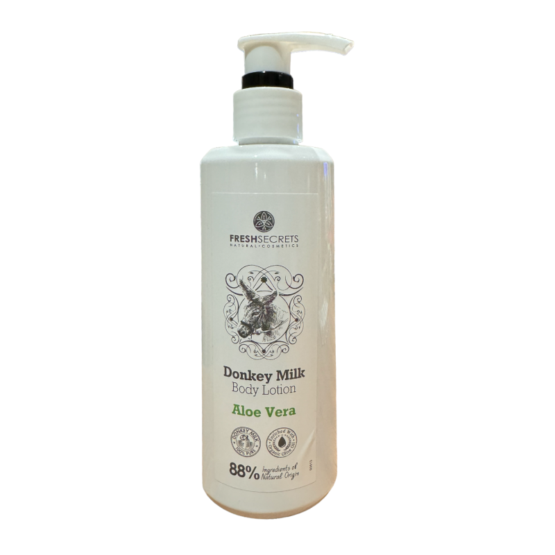 Lotion pour le corps au lait d'ânesse et à l'aloe vera FRESHSECRETS 200ml