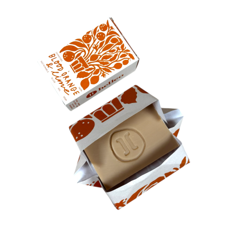 Savon à l'huile d'olive, orange et au citron vert HELLEO 125 g