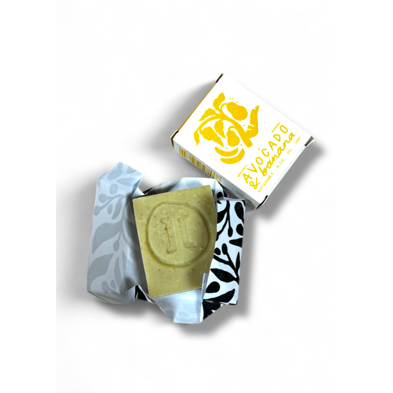 Savon à l'huile d'olive, avocat et banane HELLEO 30 g