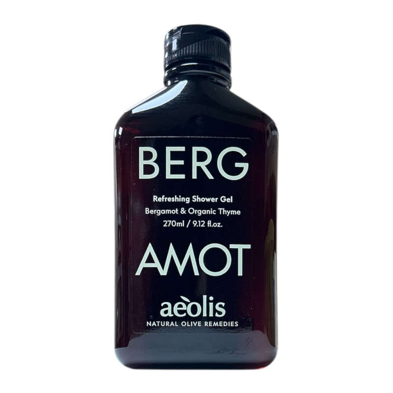 Gel douche afraîchissant au bergamote et thym BIO AEOLIS 270 ml