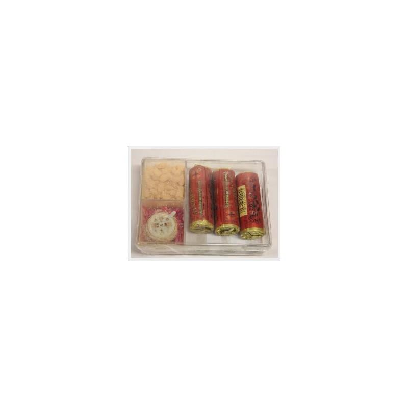 Grand Set ‘Charbon, encens, mèche support’