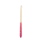 Bougie de Pâques avec poignée rose pailleté - Lambada 42 cm