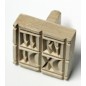 Tampon en bois 5X5 cm