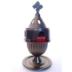 Kantili en métal - Lampe à l'huile orthodoxe 18 cm