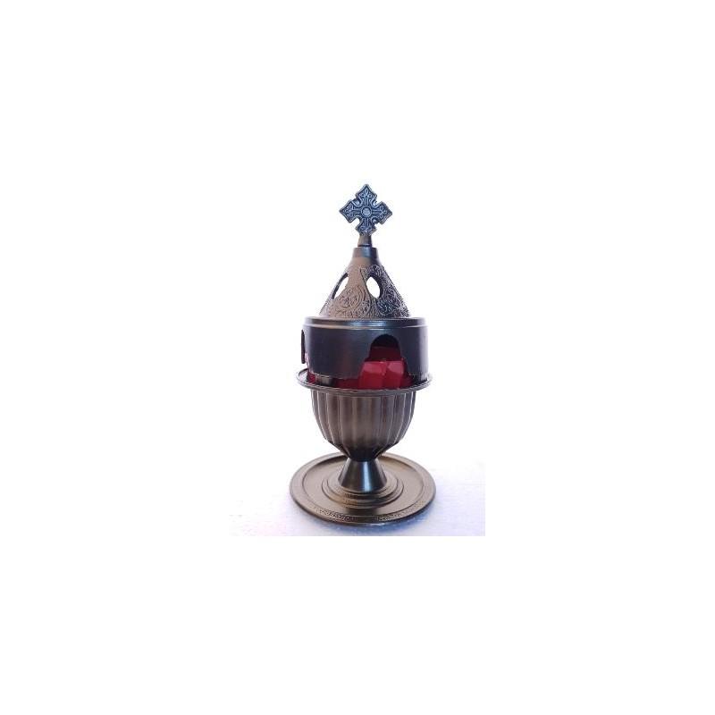 Kantili en métal - Lampe à l'huile orthodoxe 18 cm