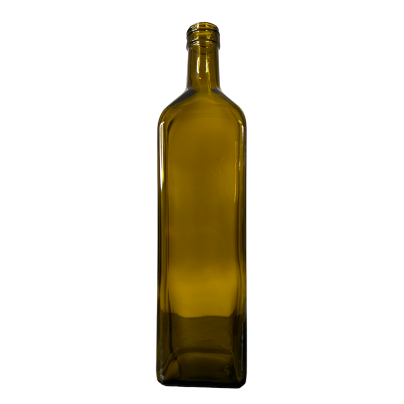 Bouteille en verre vide MARASKA vert uvag 1 l