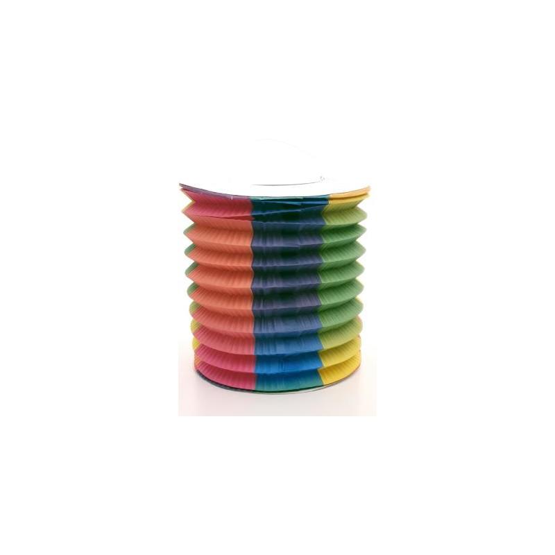 Lanterne en carton pour bougie colorée 15x28 cm Lanterne en carton pour bougie colorée 15x28 cm