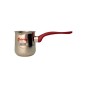 Cafetière "Briki" de grande taille en acier inoxydable pour café grec - 450 ml / diamètre 9 cm