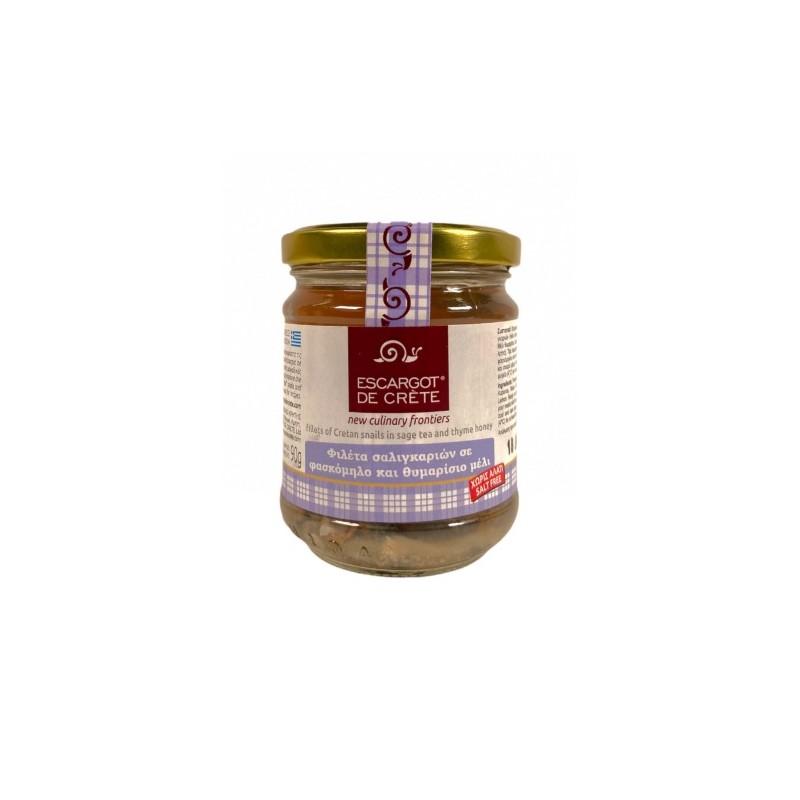 Escargots à l'infusion de sauge et miel de thym