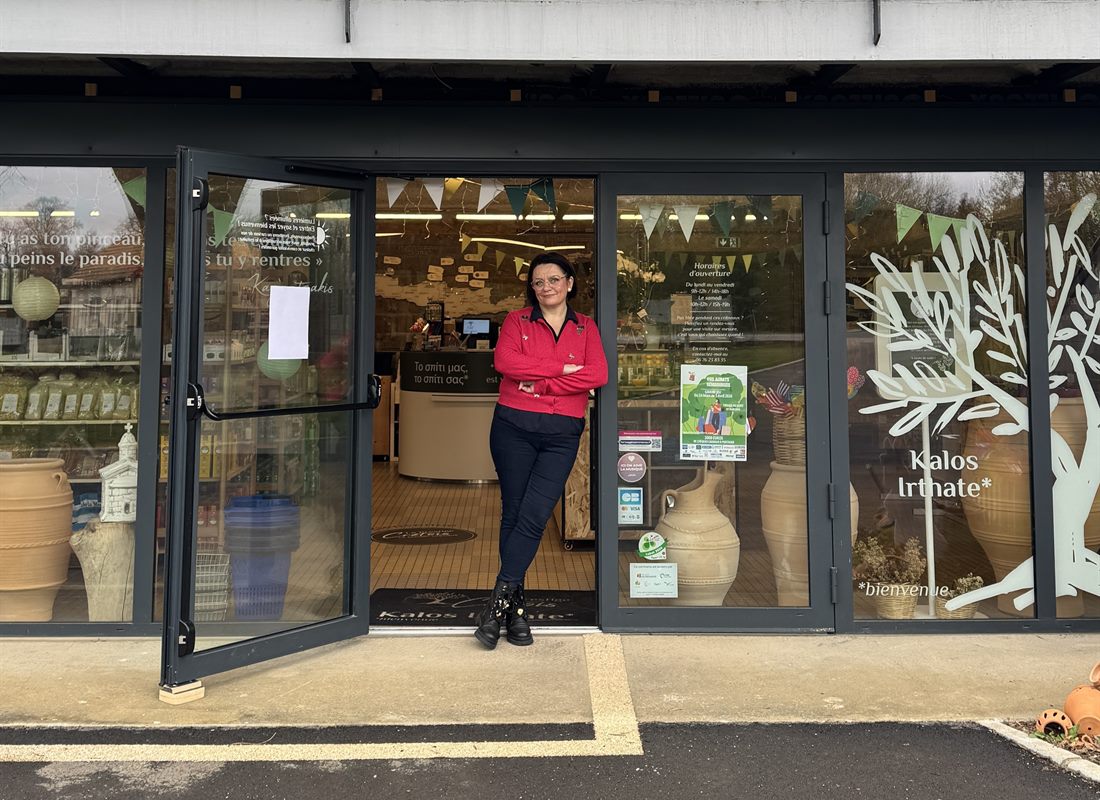 La boutique Le Prestige Cr&eacute;tois &agrave; Messei - fa&ccedil;ade